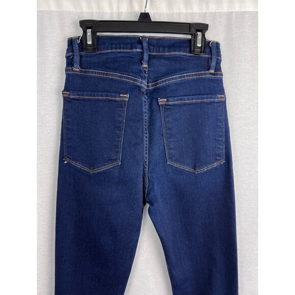 Frame Jeans Ali High Rise Skinny Grove Street Classic Basic Capsule Fall Minimal - Picture 4 of 7